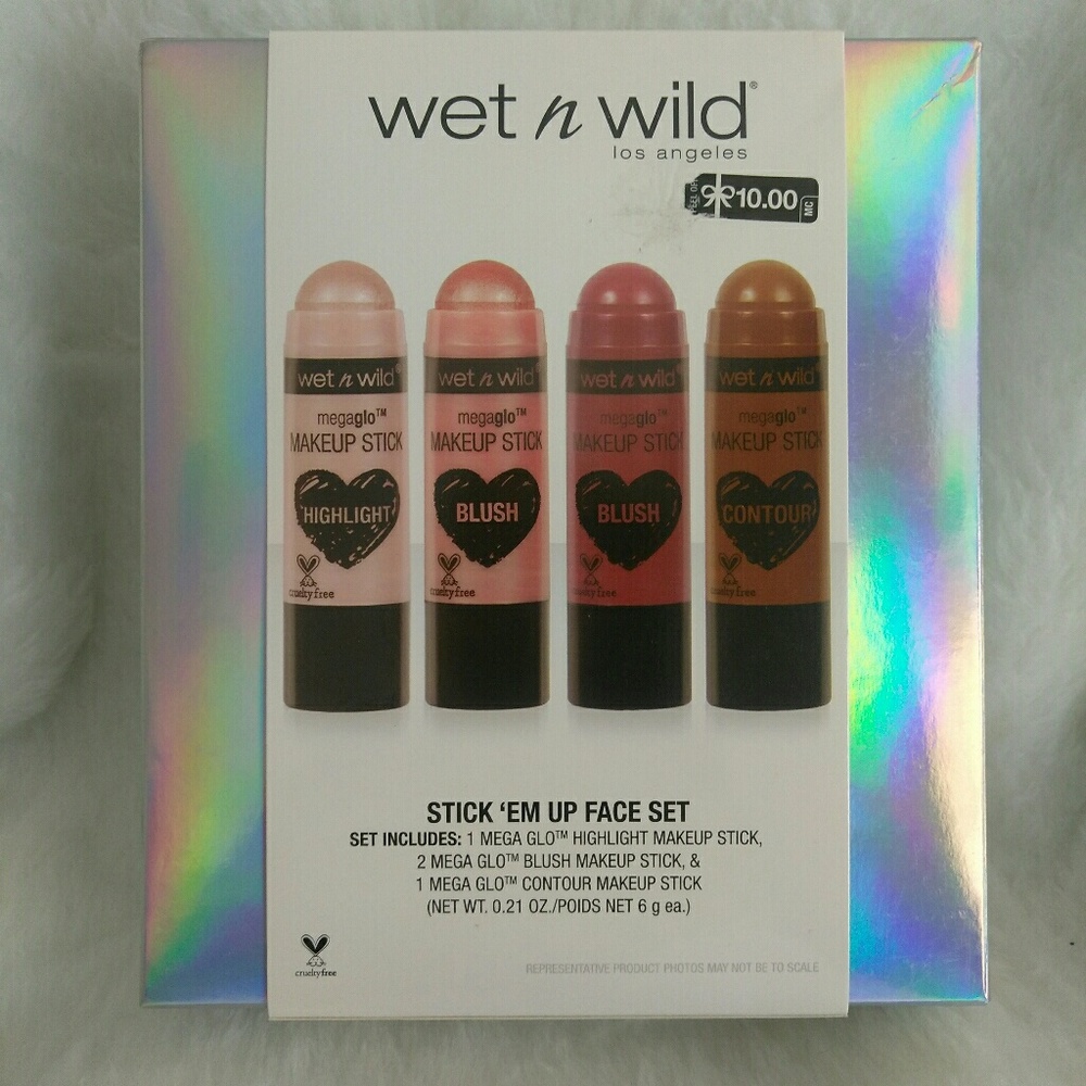 Wet 'n Wild Stick 'Em Up Face Set - Megaglo